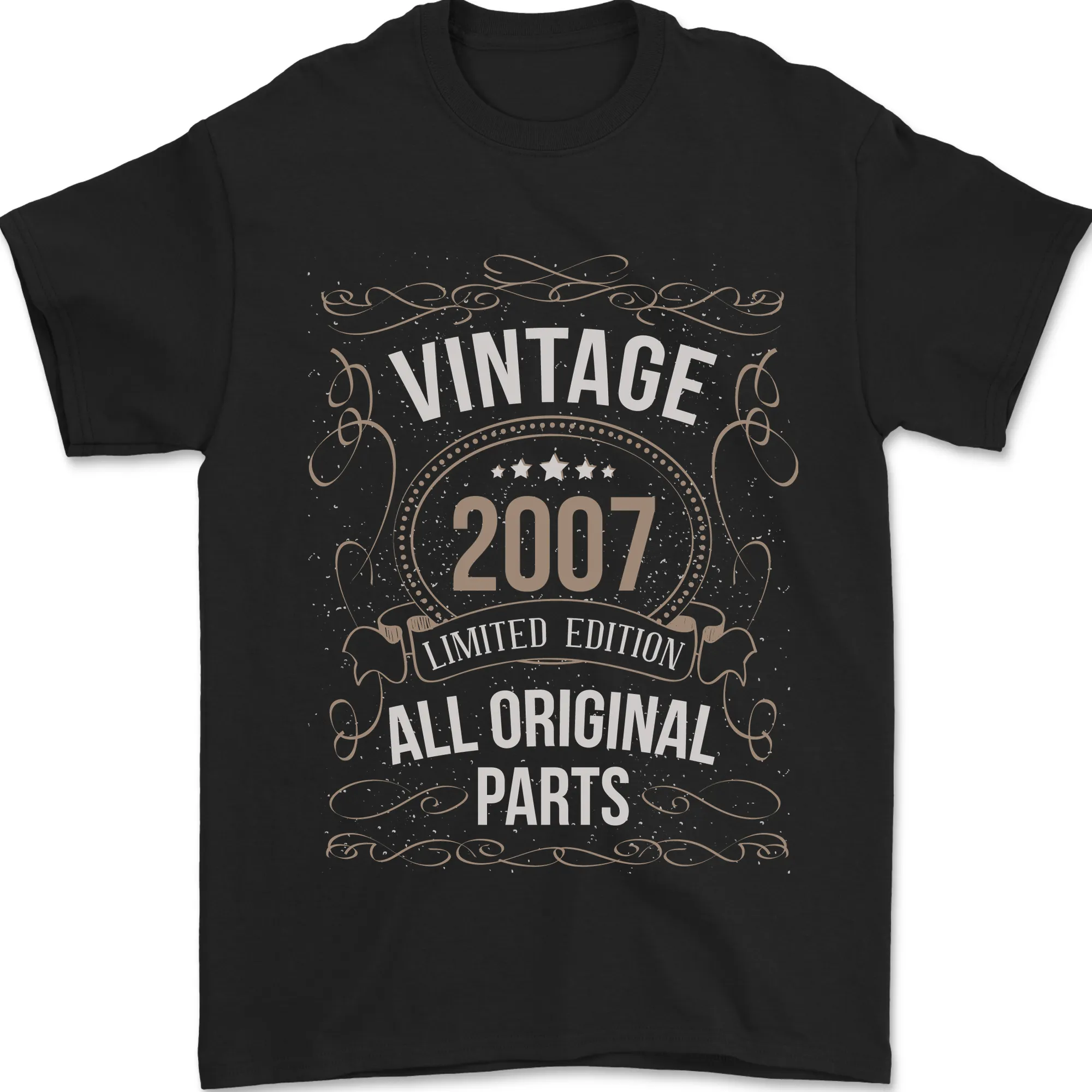 17th Birthday Limited Edition 2007 Mens T-Shirt 100% Cotton