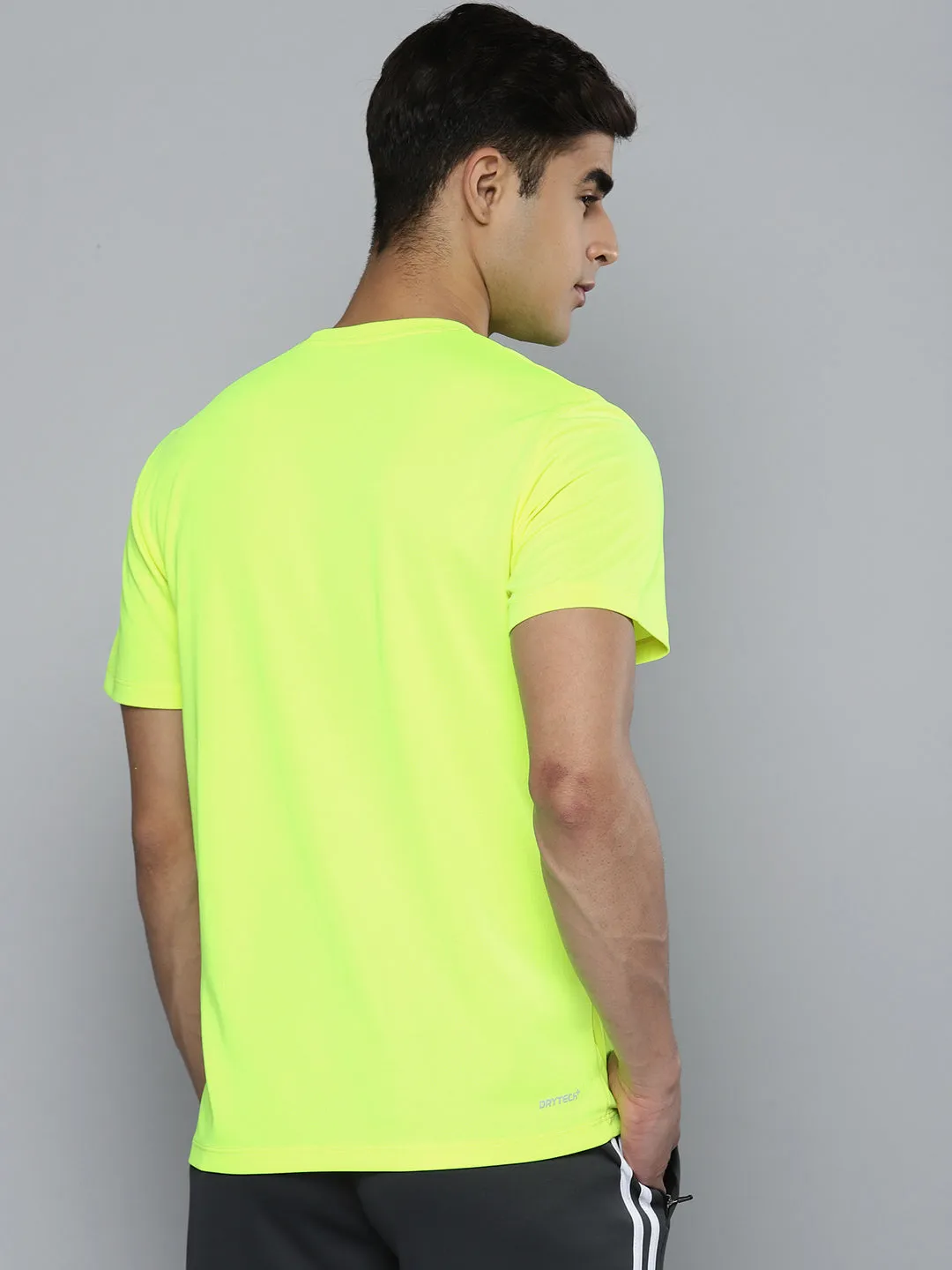 Alcis Men Lime Green Printed Tshirts