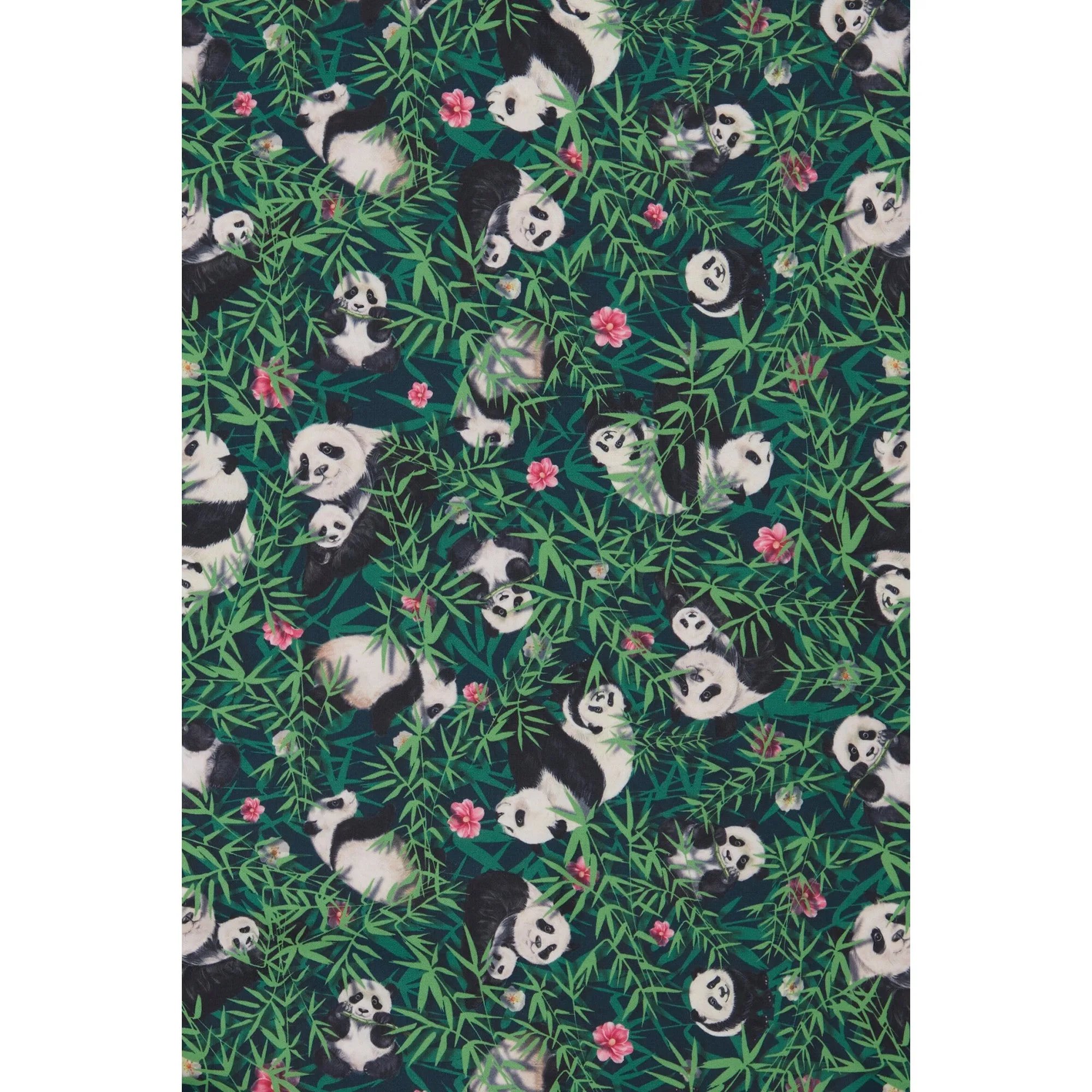 Amanda Panda & Bamboo Forest Print Swing Dress