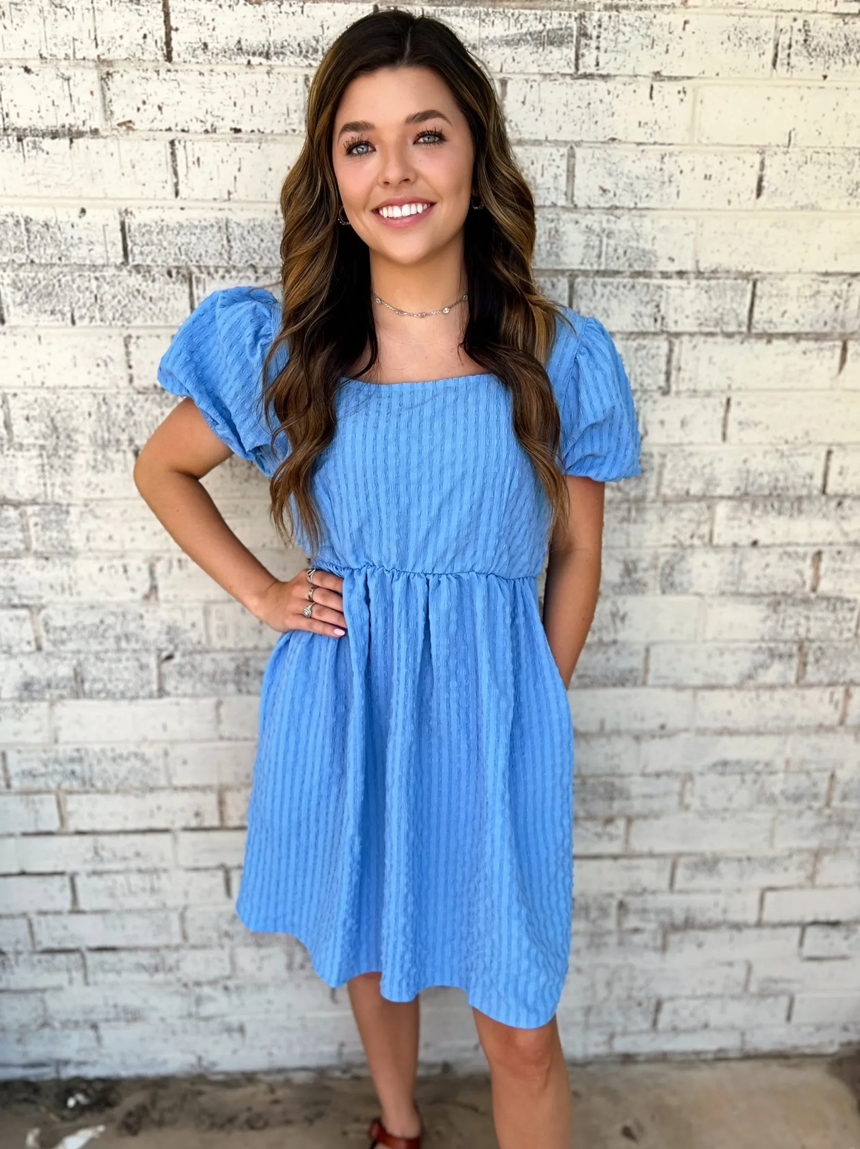 Baby Boy Blue BabyDoll Dress*