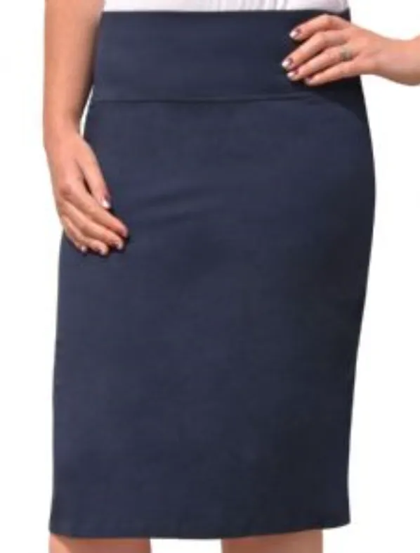 Basic Cotton Pencil Skirt Style 1434