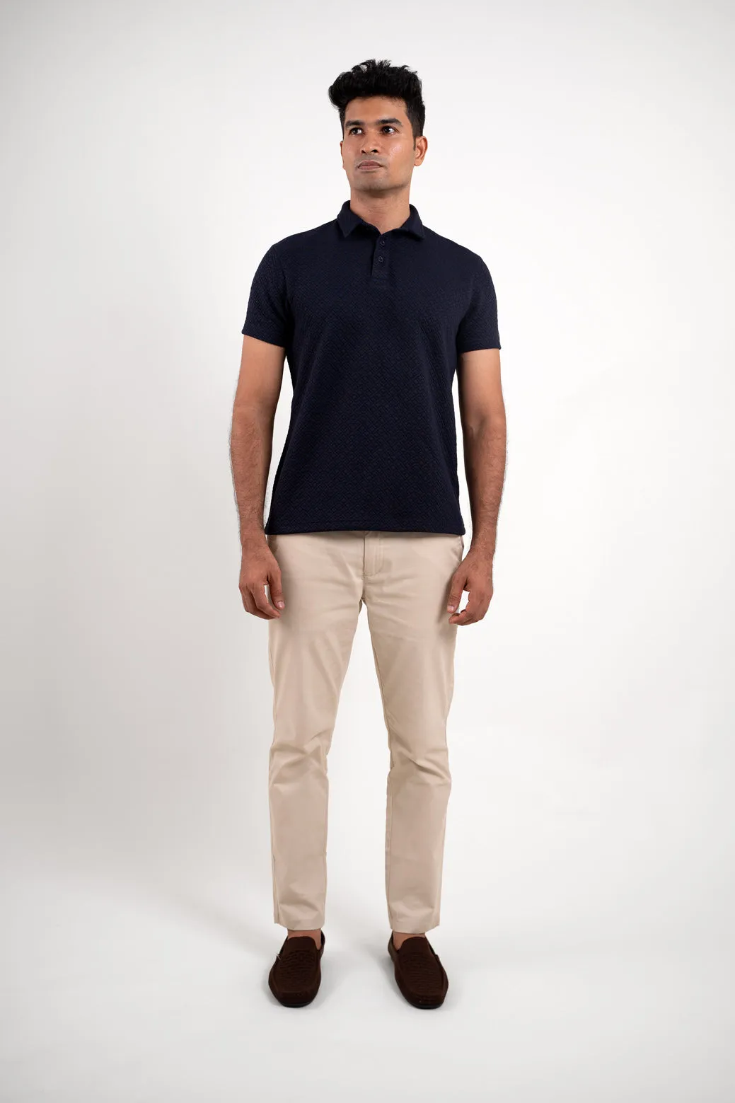 Boldman Pro Navy Blue Polo Tshirt  For Men