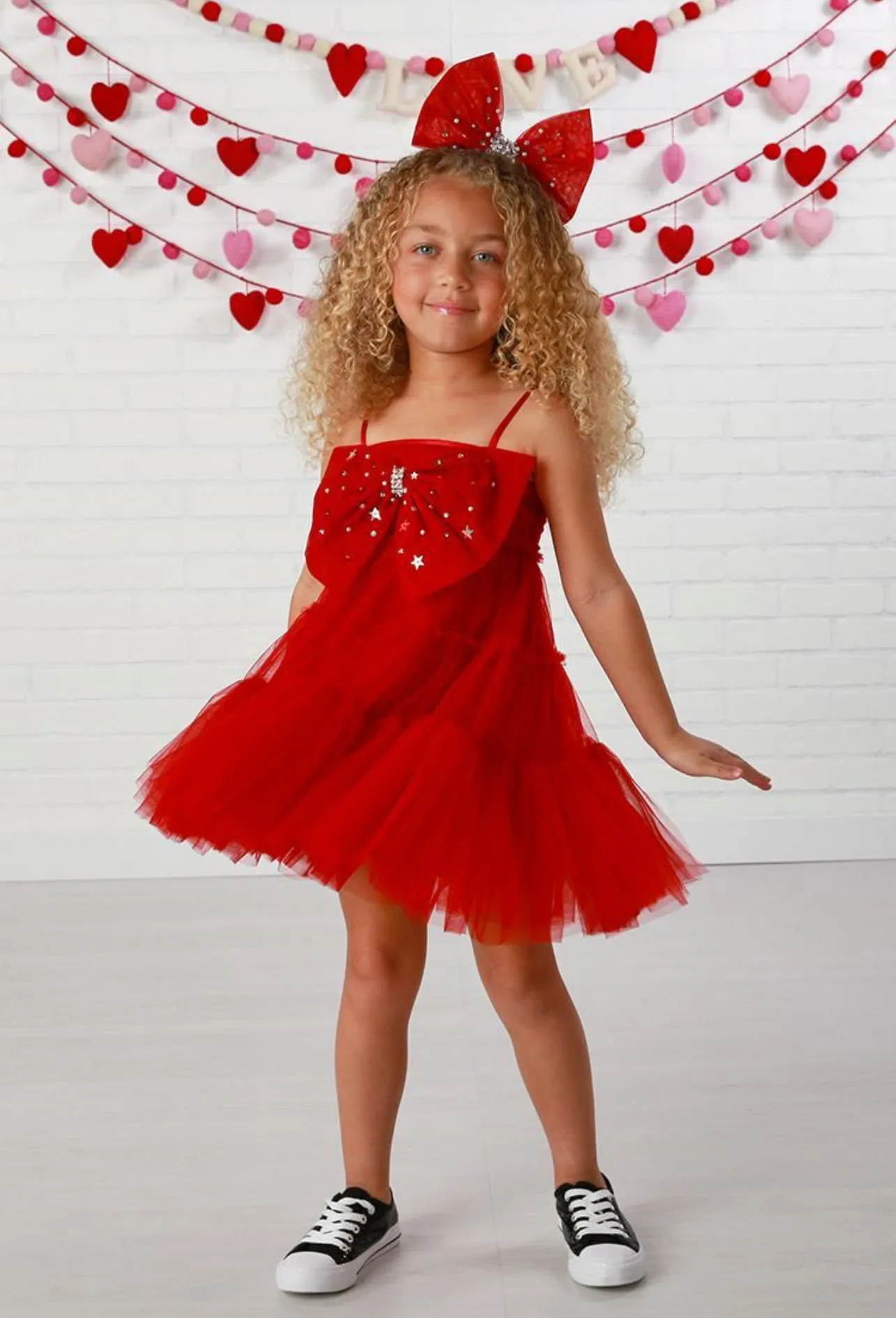 Bow Baby Doll Red Dress by ooh la la couture