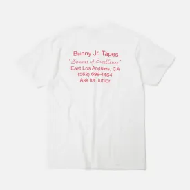 Bunny Jr. Tapes for Blues T-shirt - White