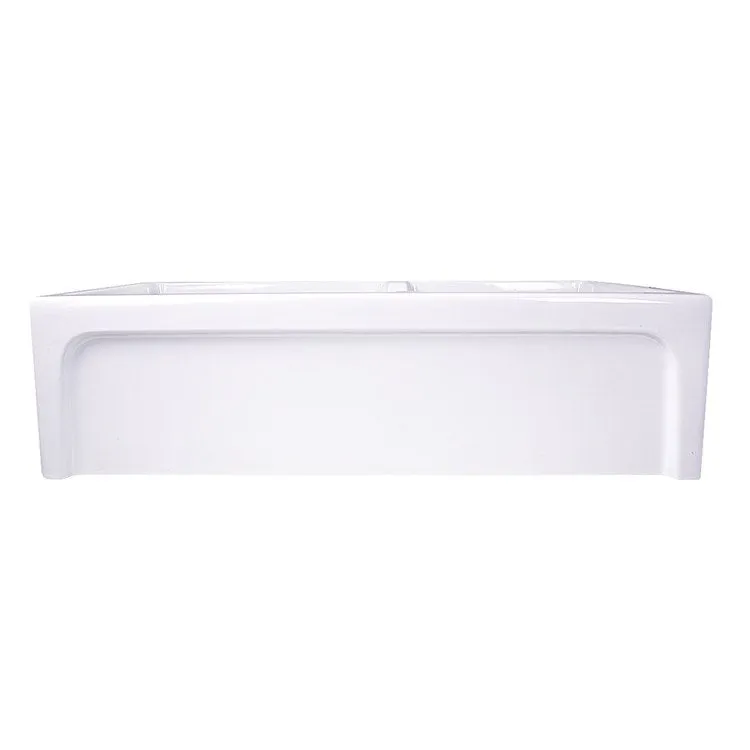 Cape 35.5" 60/40 Double Bowl Farmhouse Fireclay Kitchen Sink