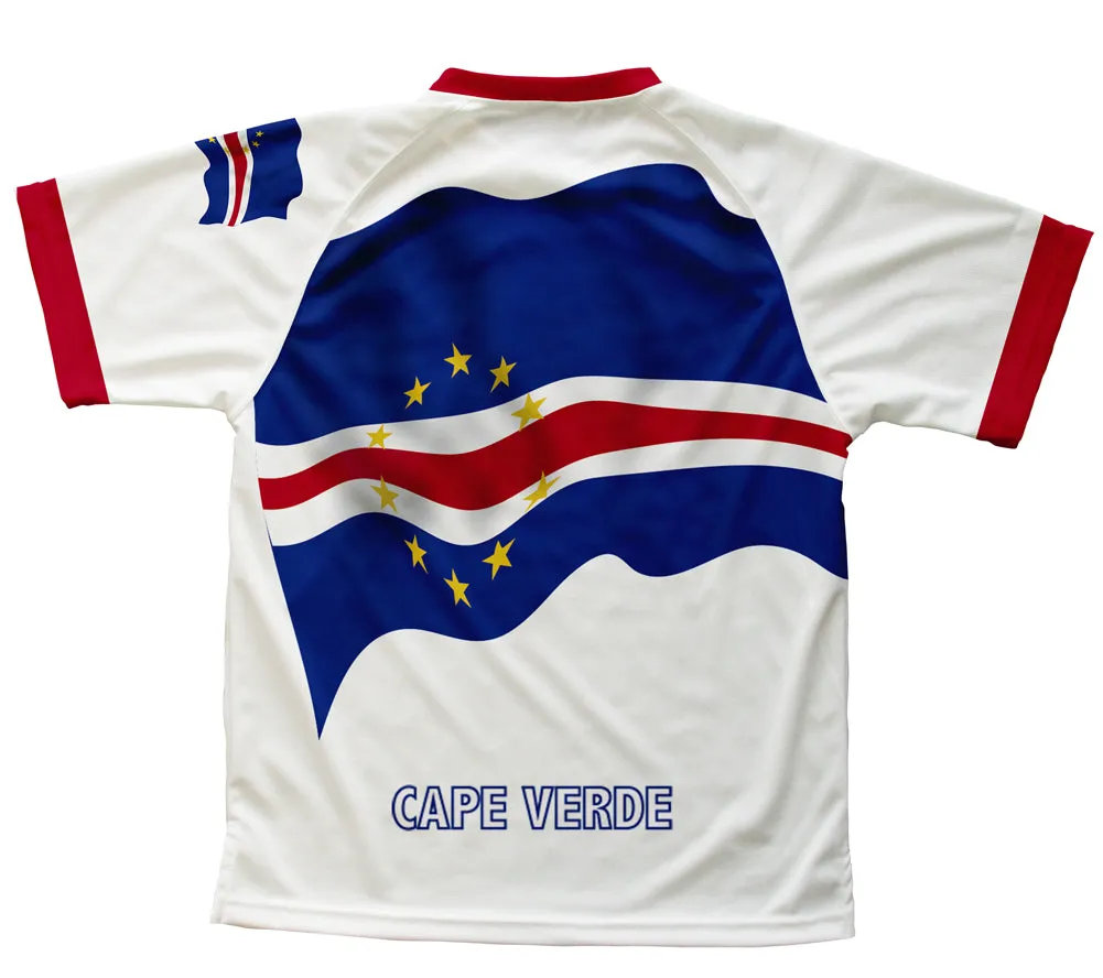 Cape Verde Flag Technical T-Shirt for Men and Women