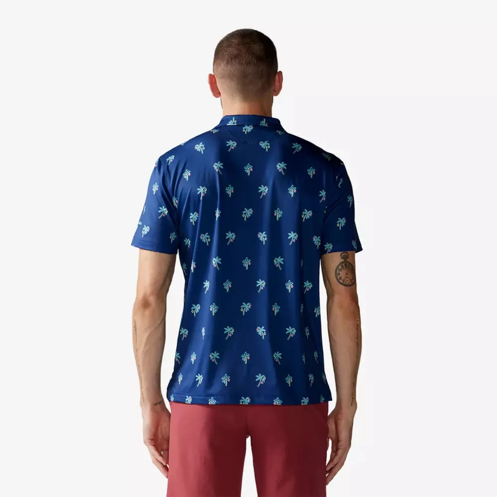 Chubbies The Palm Springle Jingle Performance Polo Shirt - Navy