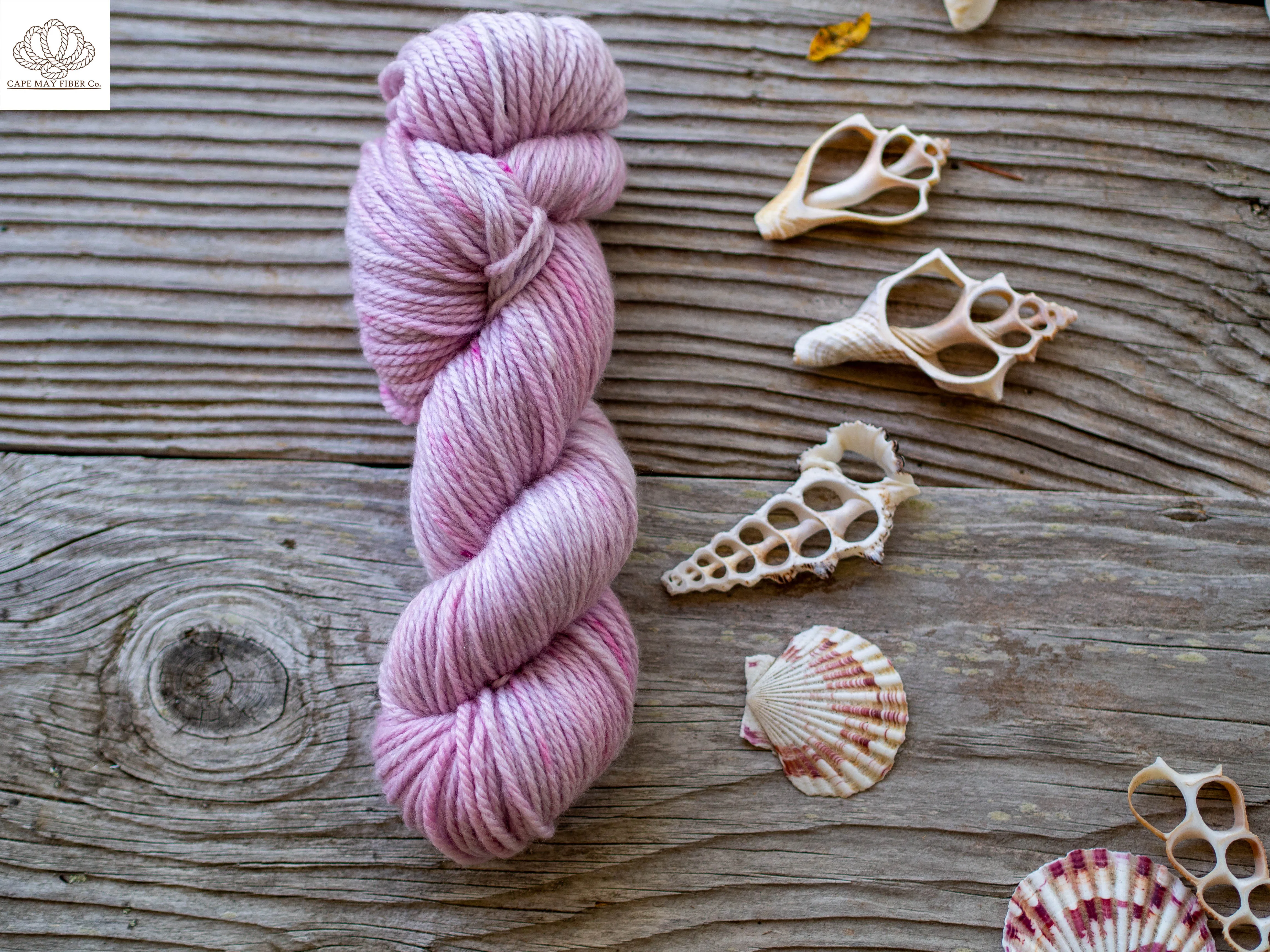 Cochineal and Cape Jasmine Naturally Dyed Aran