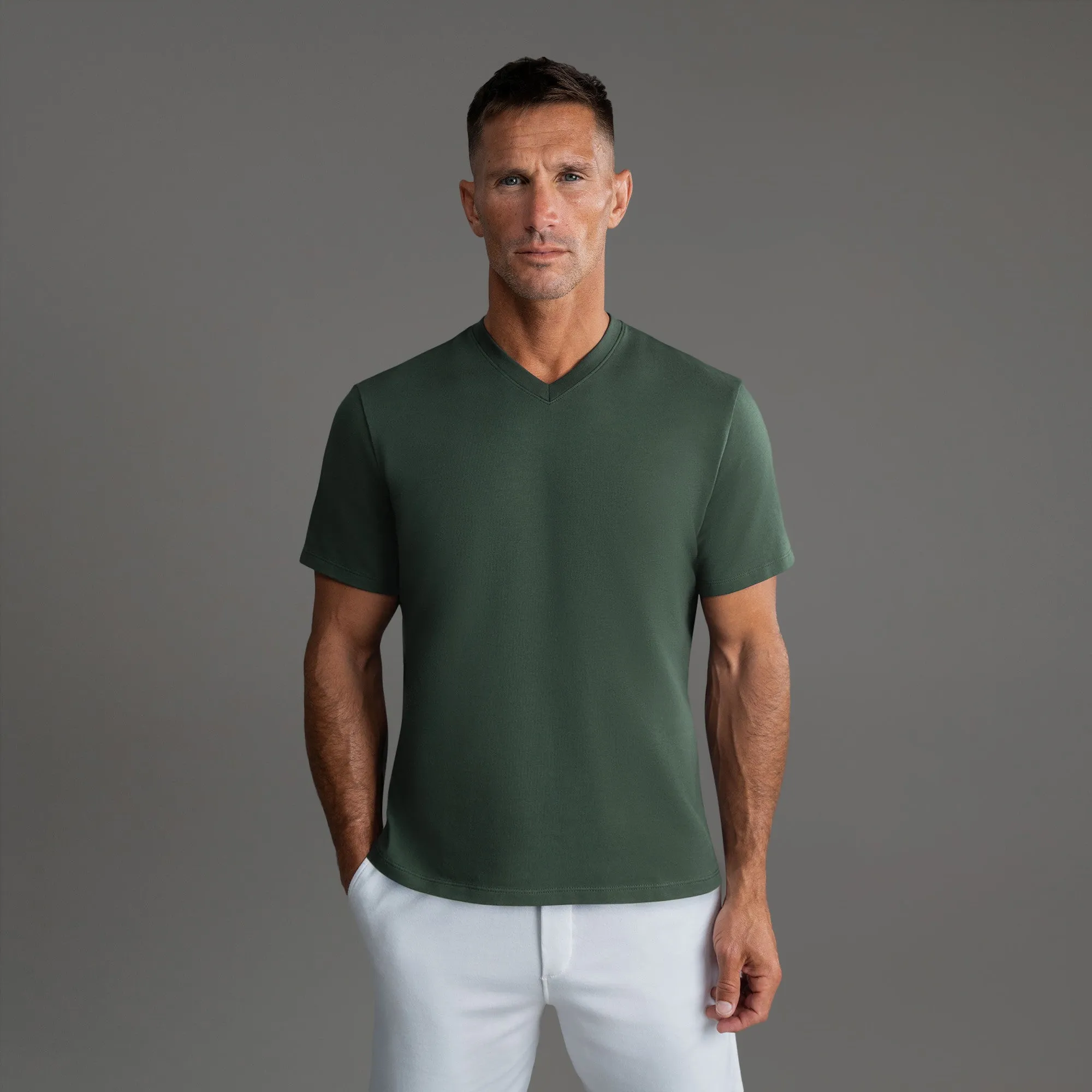 Cumulus V-Neck T-Shirt - Tailored