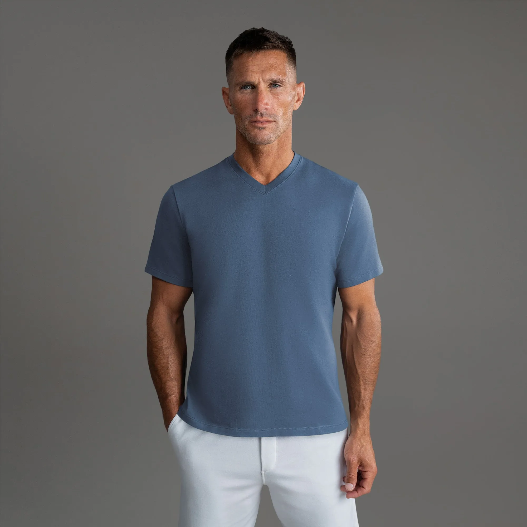 Cumulus V-Neck T-Shirt - Tailored