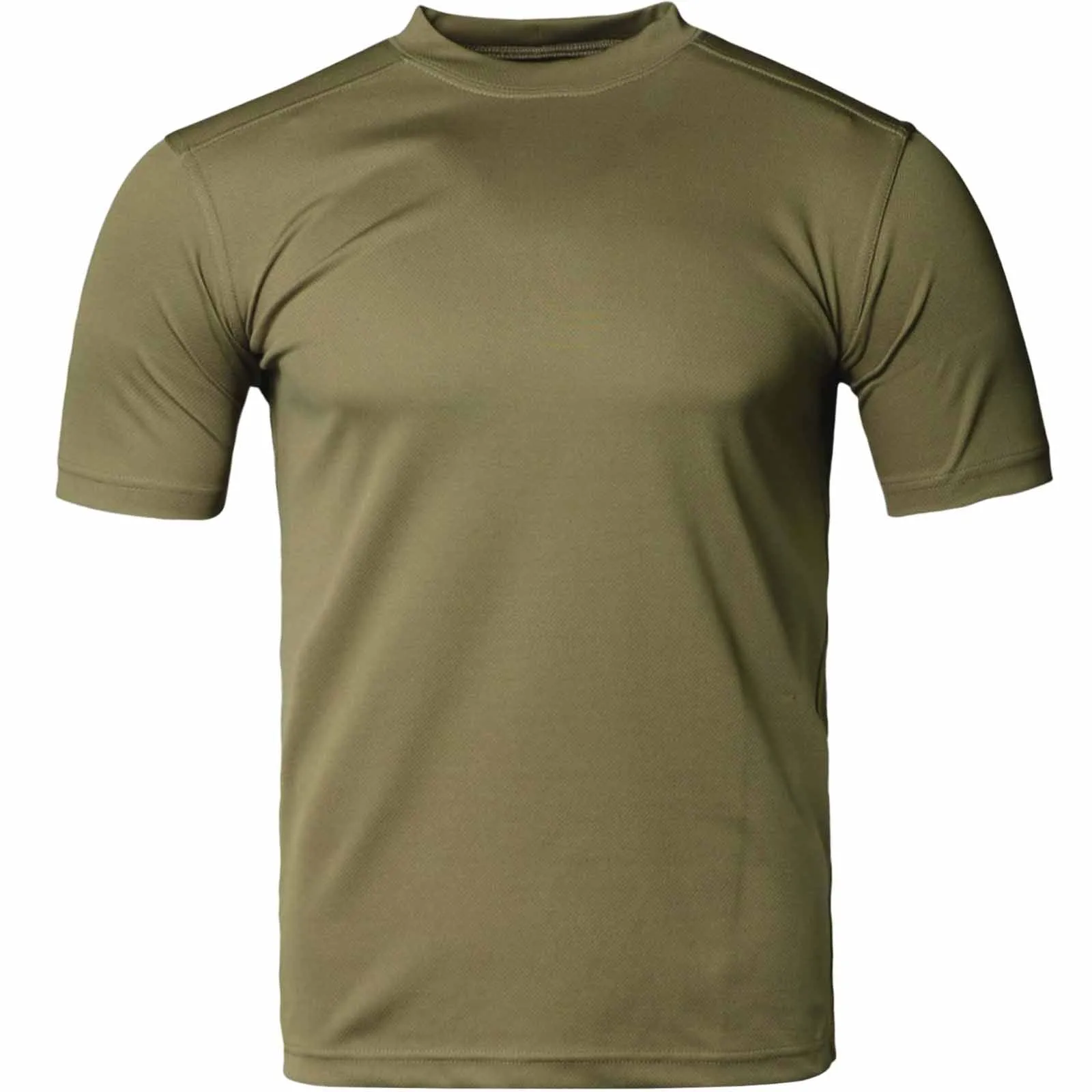 DISTRESSED Army Olive Coolmax T-Shirts