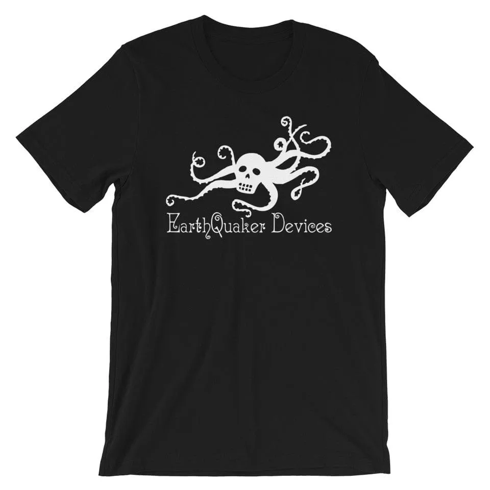 EarthQuaker Devices Octoskull T-Shirt (Limited Edition Black/White)