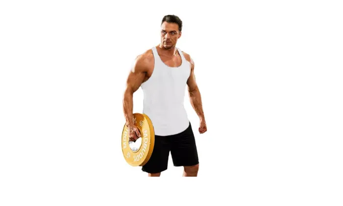 Fitness Sports Training I-shaped Men's Solid Colour Vest