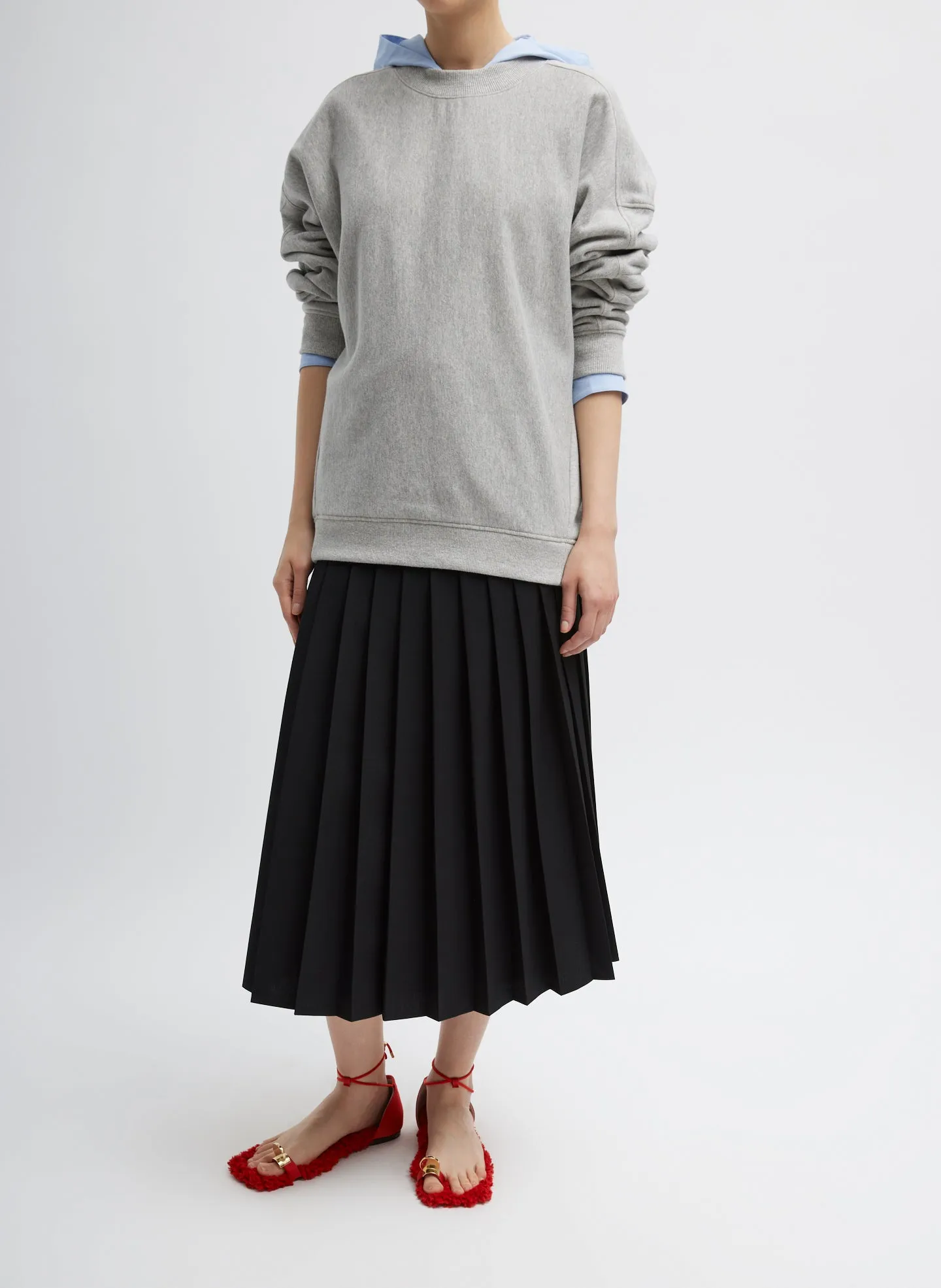 Grain De Poudre Convertible Pleated Skirt