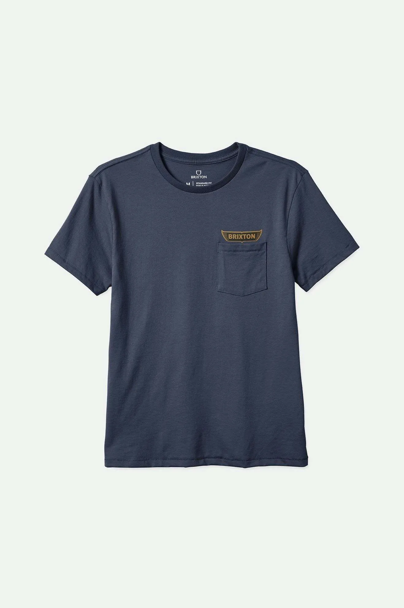 Graves S/S Pocket T-Shirt - Washed Navy