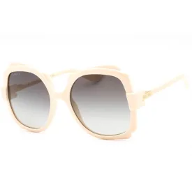 Gucci GG1431S Sunglasses IVORY-IVORY  / GREY