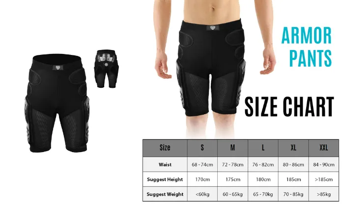 Hip Protection Riding Armor Pants