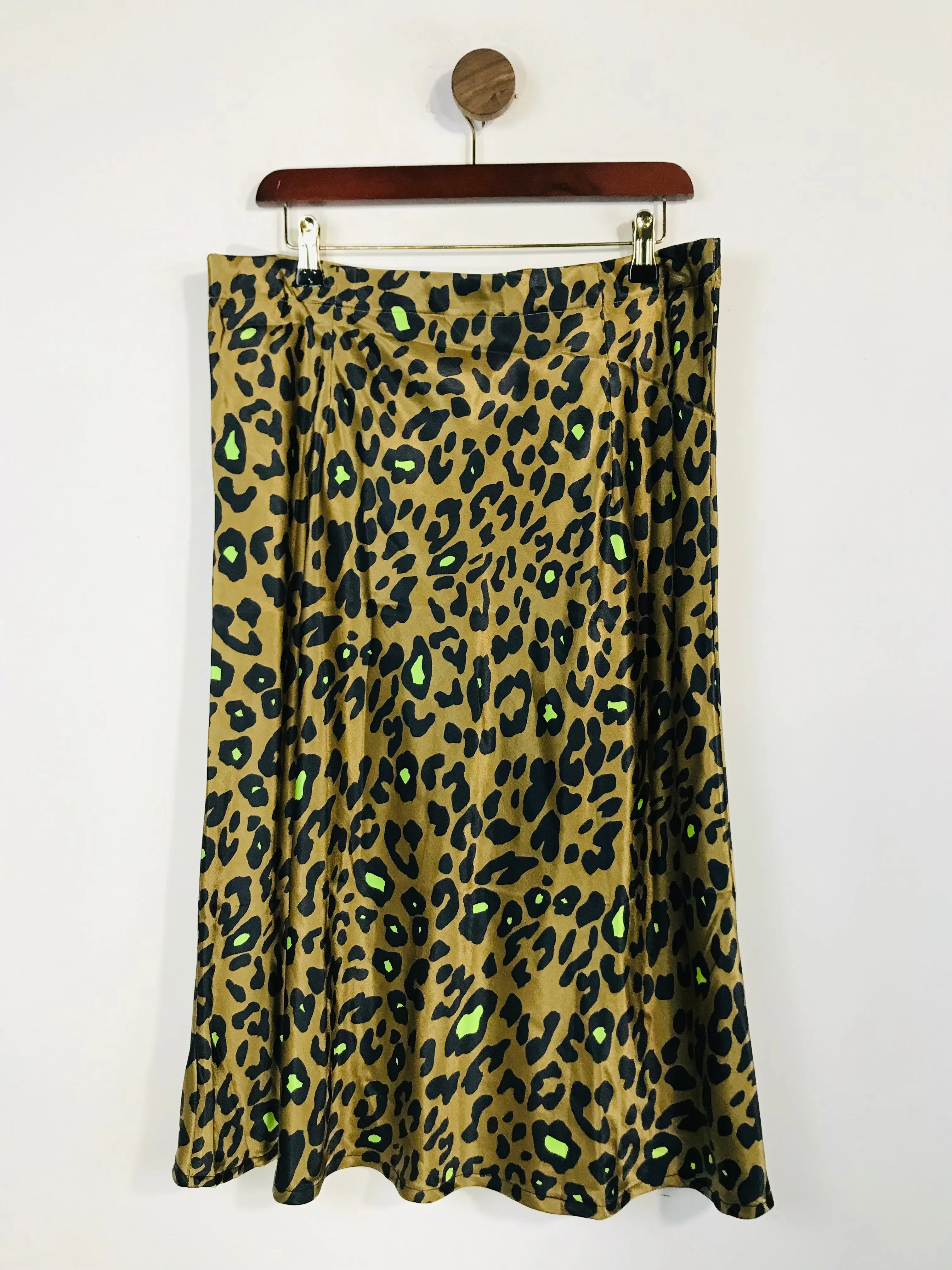 Hush Women's Leopard Print Midi Skirt | UK16 | Multicoloured