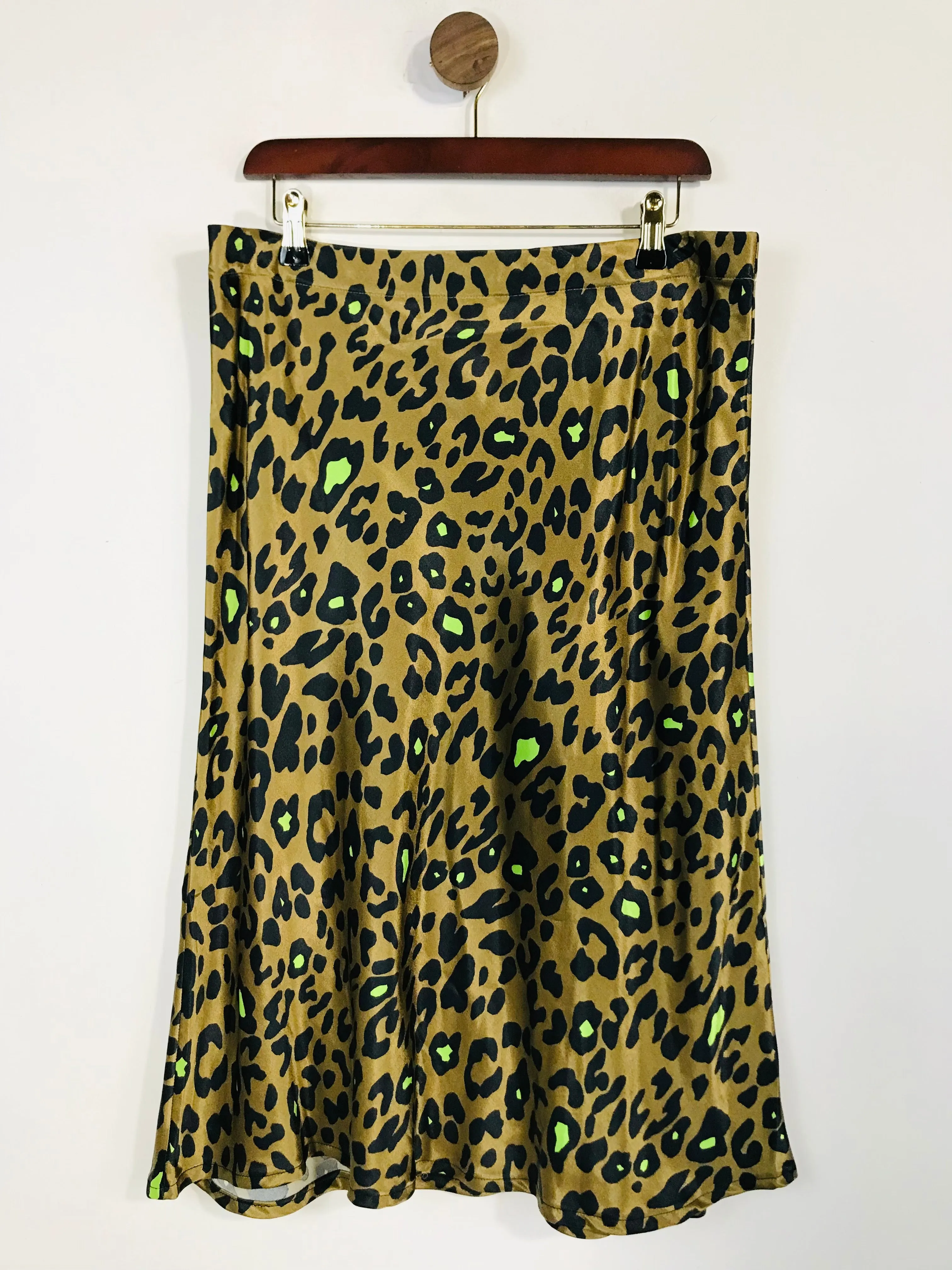 Hush Women's Leopard Print Midi Skirt | UK16 | Multicoloured