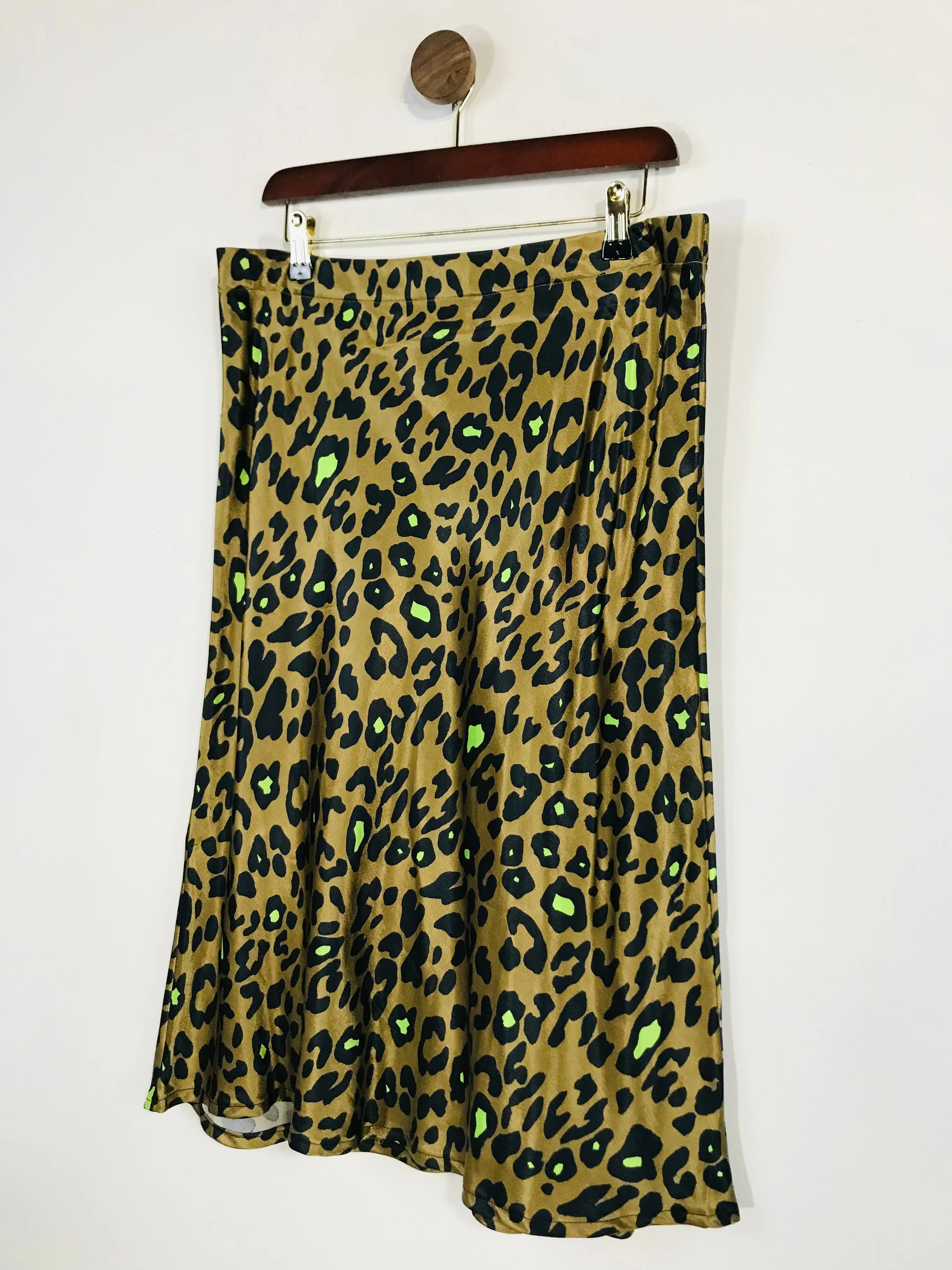 Hush Women's Leopard Print Midi Skirt | UK16 | Multicoloured