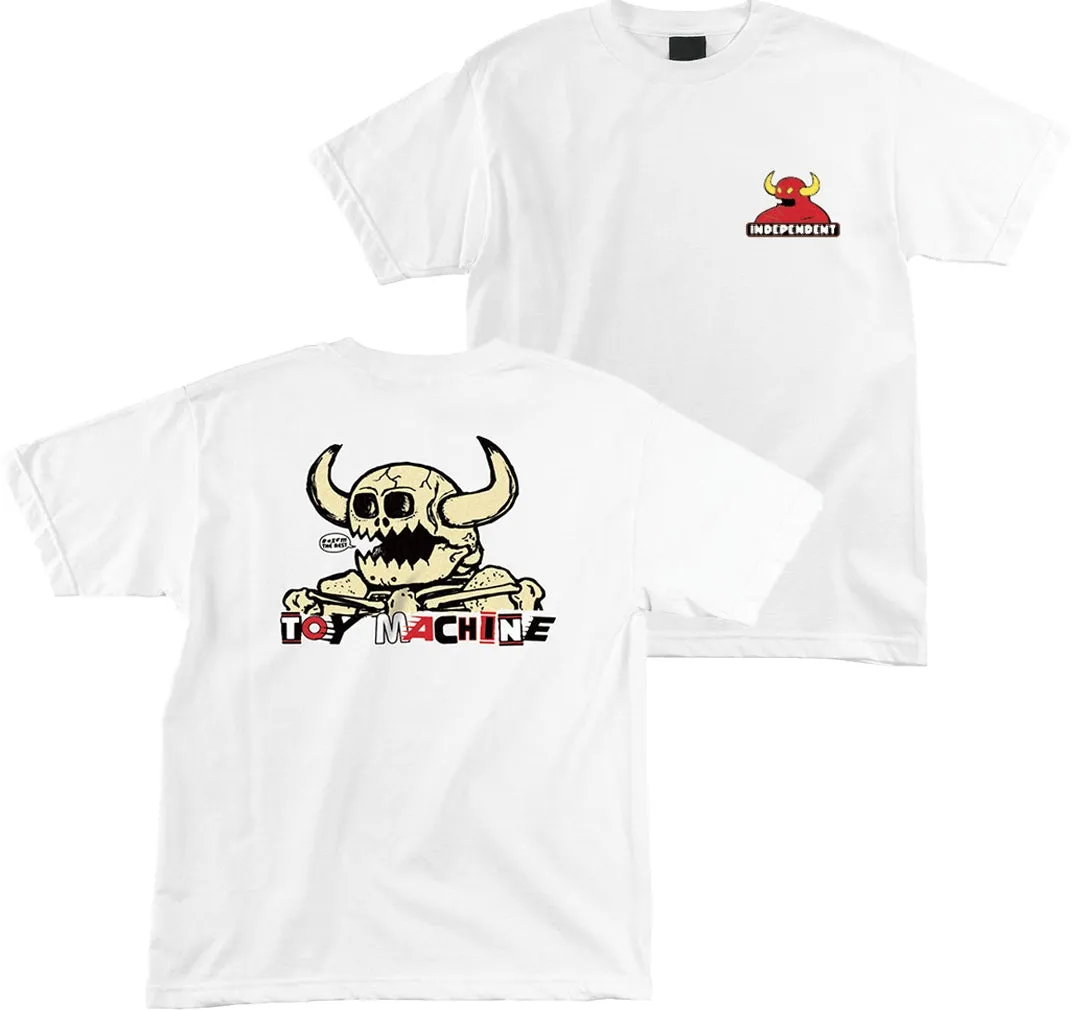 Indy x Toy Machine Mash Up Tee, White