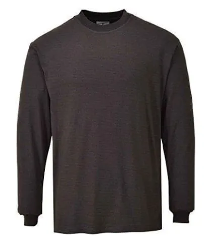 Inherent Flame Retardant Anti-Static Long Sleeve Tee Shirt Portwest FR11