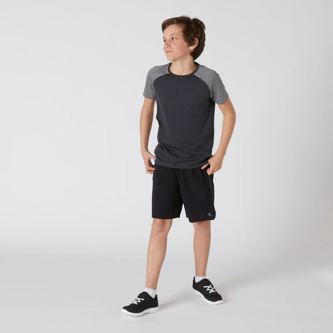 Kids' Technical Breathable T-Shirt S900 - Black