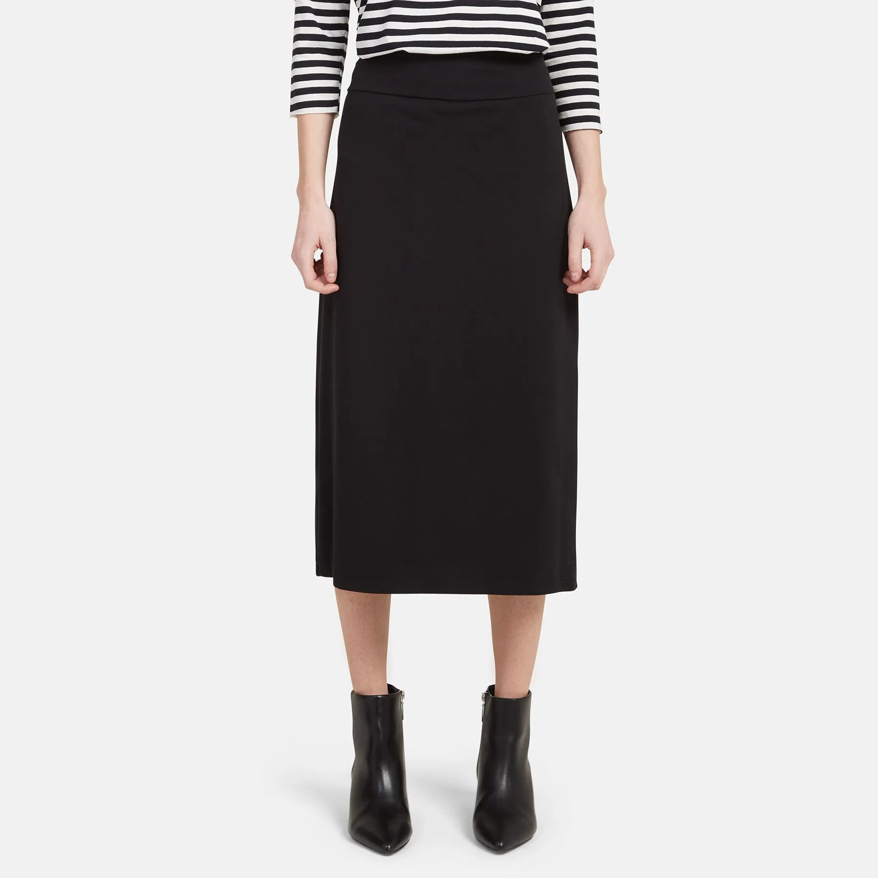 Midi pencil skirt