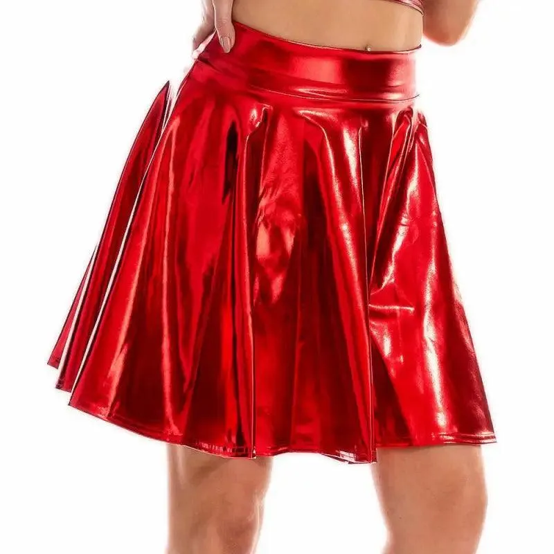 Night Club Stage Performance Pleated Skirt