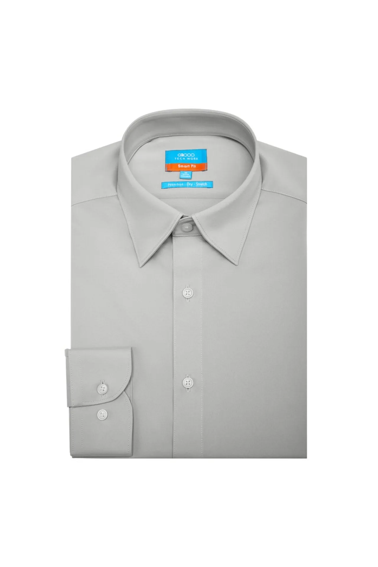 Non-Iron Dry Stretch Smart Fit Poplin Shirt