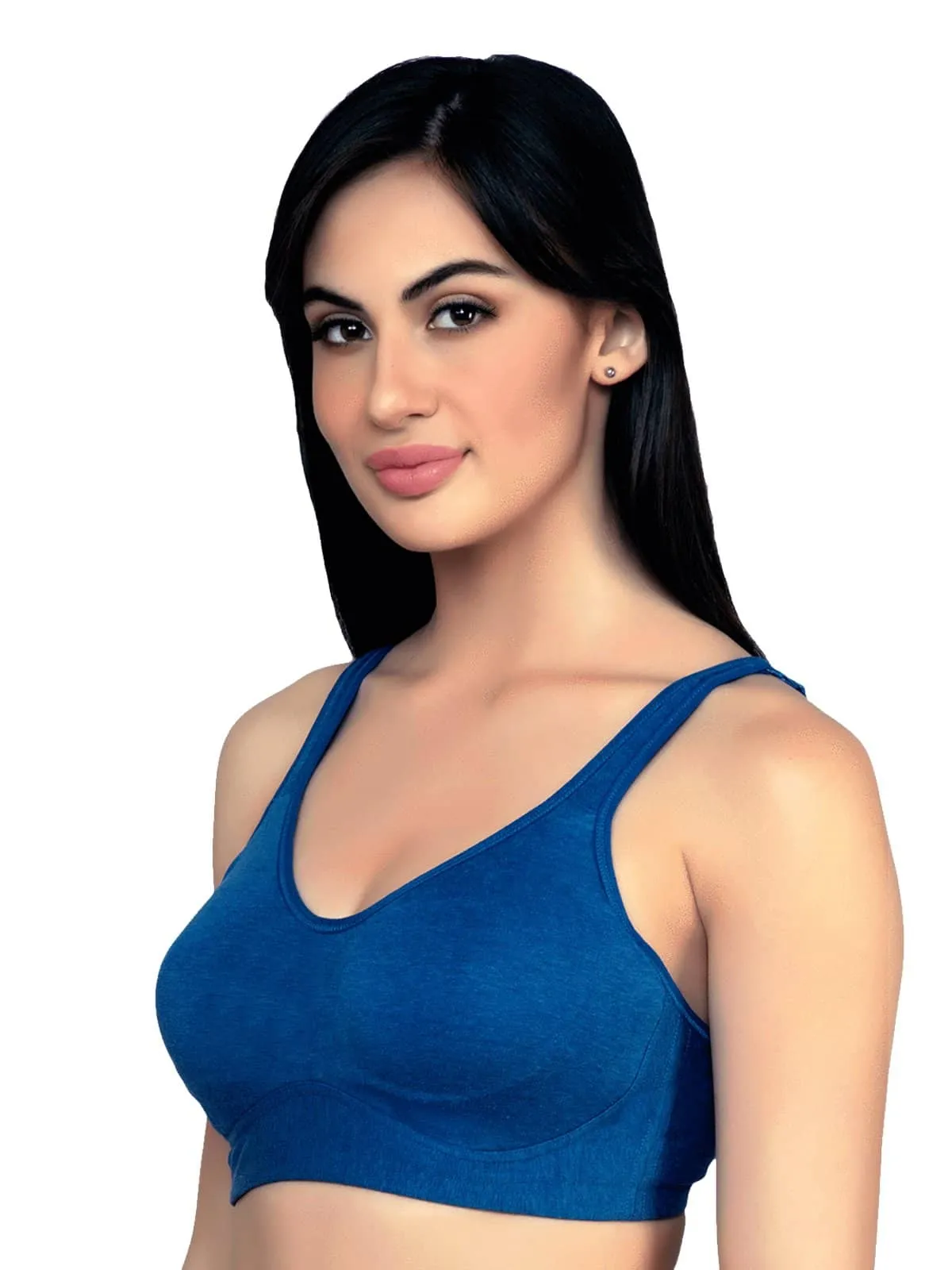 Organic Cotton Antimicrobial Soft Cup Full Coverage Bra-ISB098-