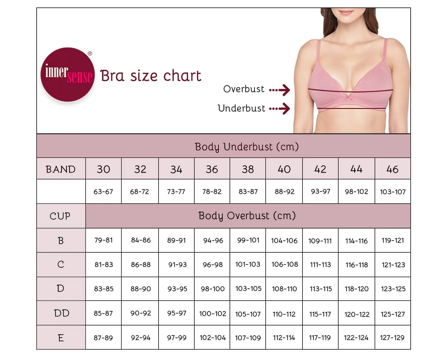 Organic Cotton  Padded Underwired Lace Bra-ISB047-