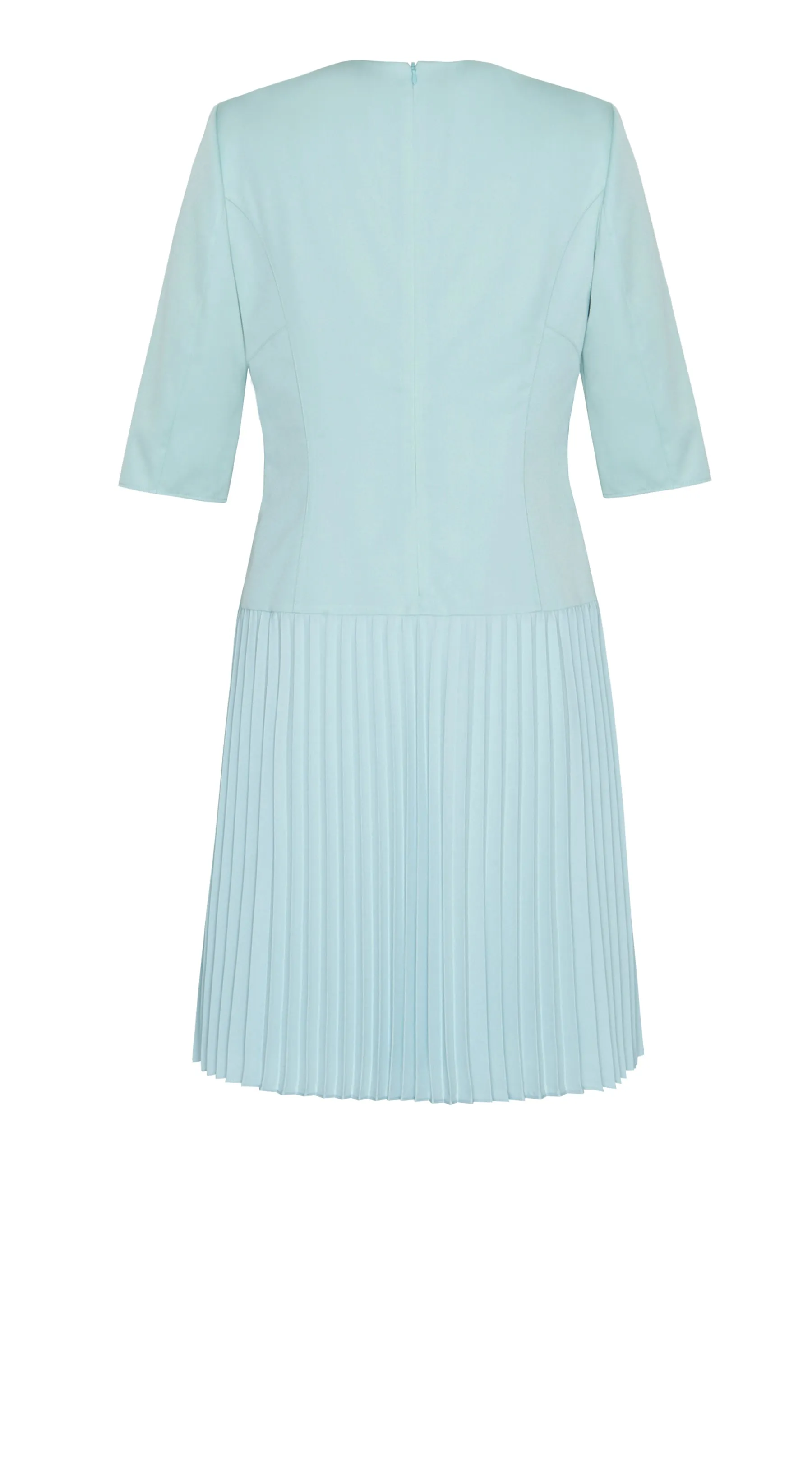 PAINTER PLEATED SHORT DRESS