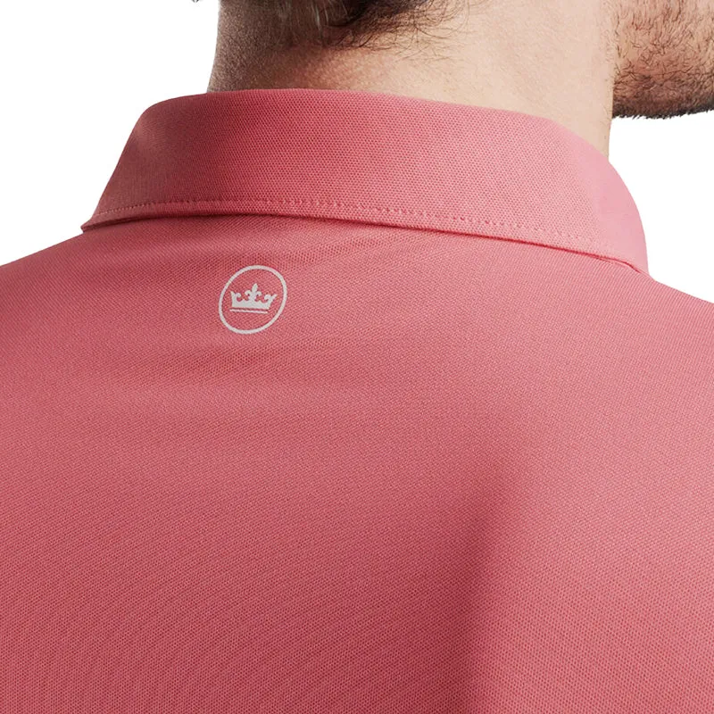 PETER MILLAR Soul Performance Mesh Men's Polo (Cape Red)