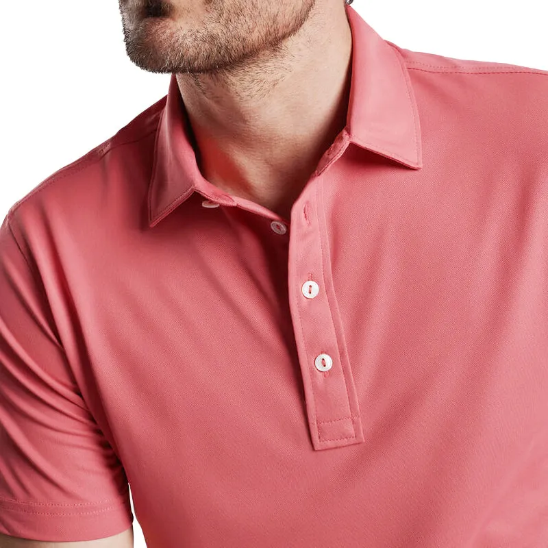 PETER MILLAR Soul Performance Mesh Men's Polo (Cape Red)