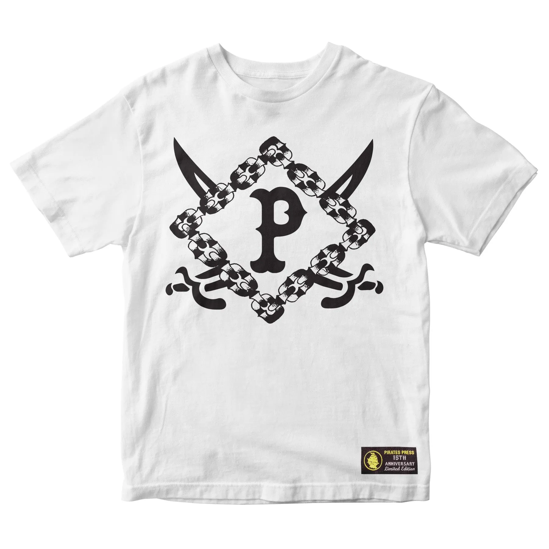 Pirates Press 15th Anniversary - Bryan Kienlen - White - T-Shirt