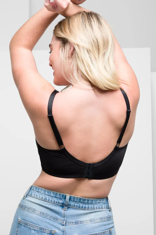 Plus Size T-Shirt Bra Black