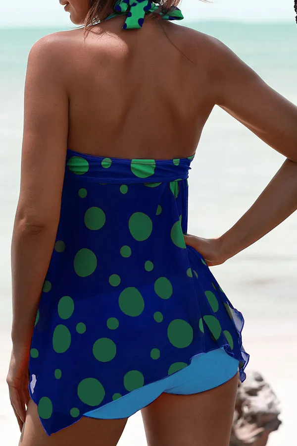 Polka Dot Sophisticated Underwired Tankini