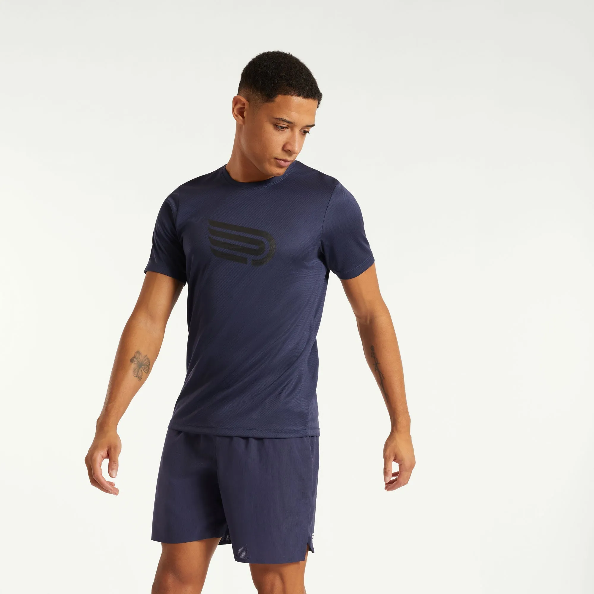 Pressio Perform Short Sleeve Top (Mens) - Ocean Blue