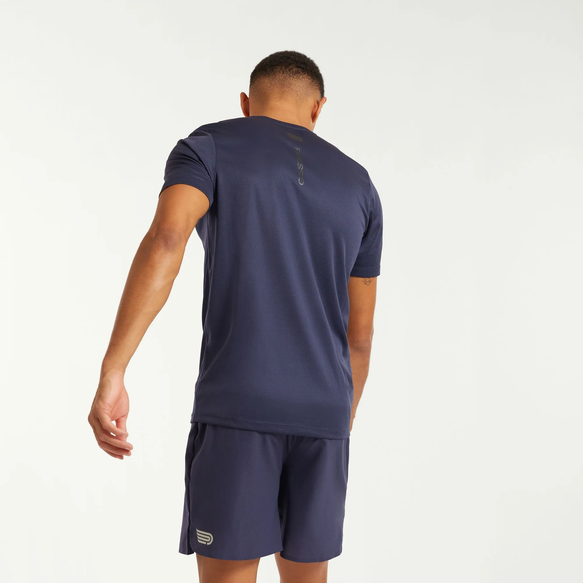 Pressio Perform Short Sleeve Top (Mens) - Ocean Blue