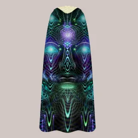 Psychedelic Cape (UV/RGB, Eco-Friendly, Sherpa, Unisex) | CERNUNNOS