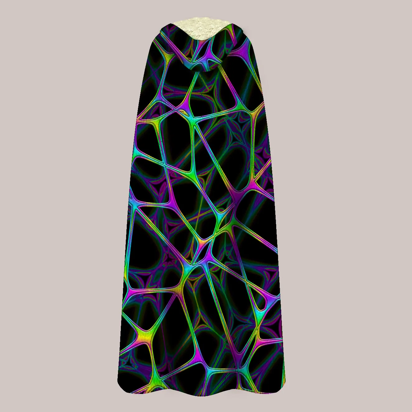 Psychedelic Cape (UV/RGB, Eco-Friendly, Sherpa, Unisex) | PSYNET