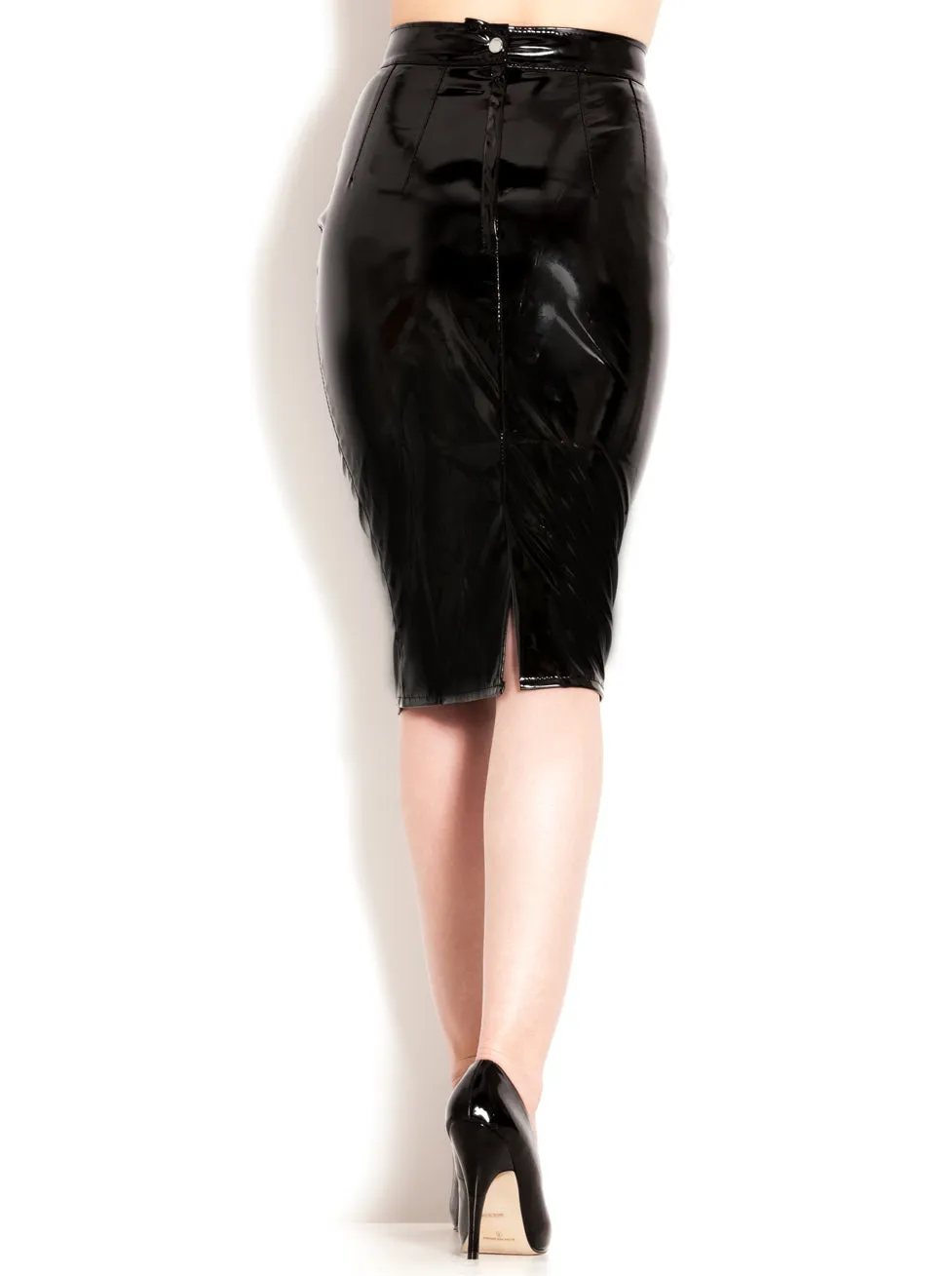 PVC Monroe Pencil Skirt