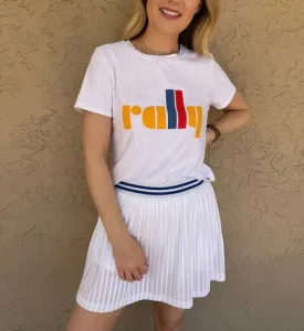 RALLY CLUB~ Maria pleated skirt