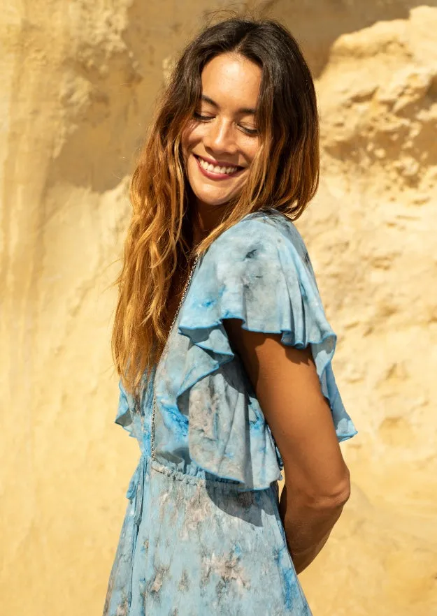 Rani Dress // Molí Tie Dye - Blue