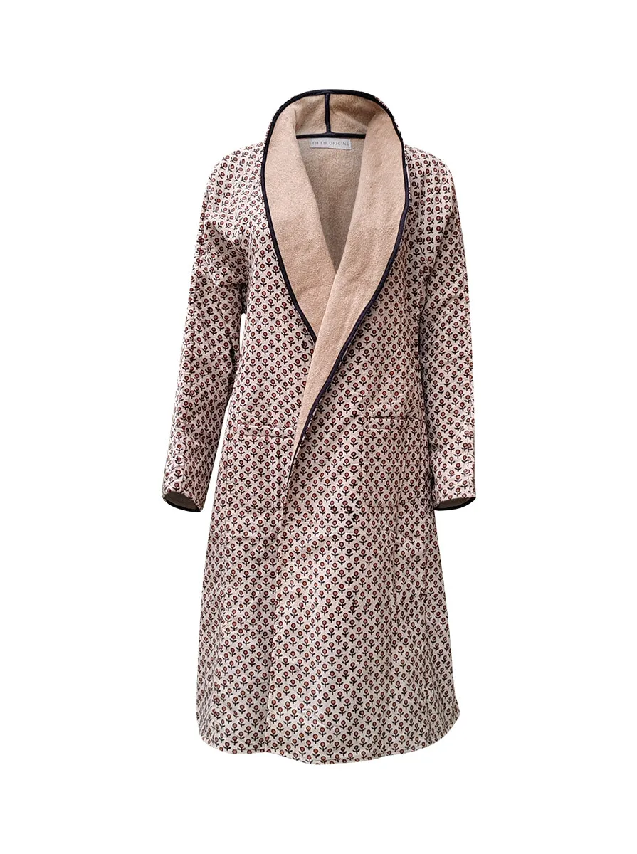 reversible recycled wool coat camel