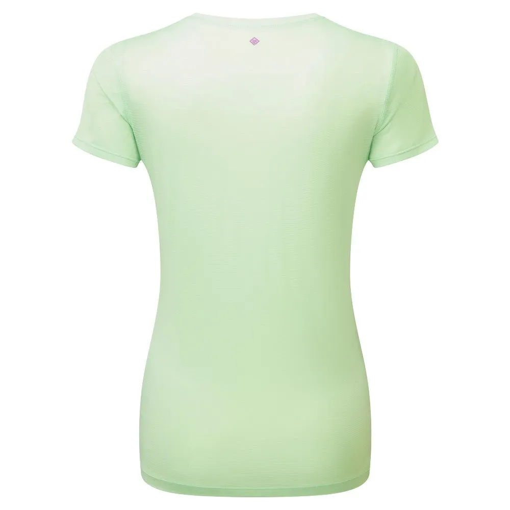 Ronhill Tech Short Sleeve Tee (Womens) - Fuchsia/Honeydew