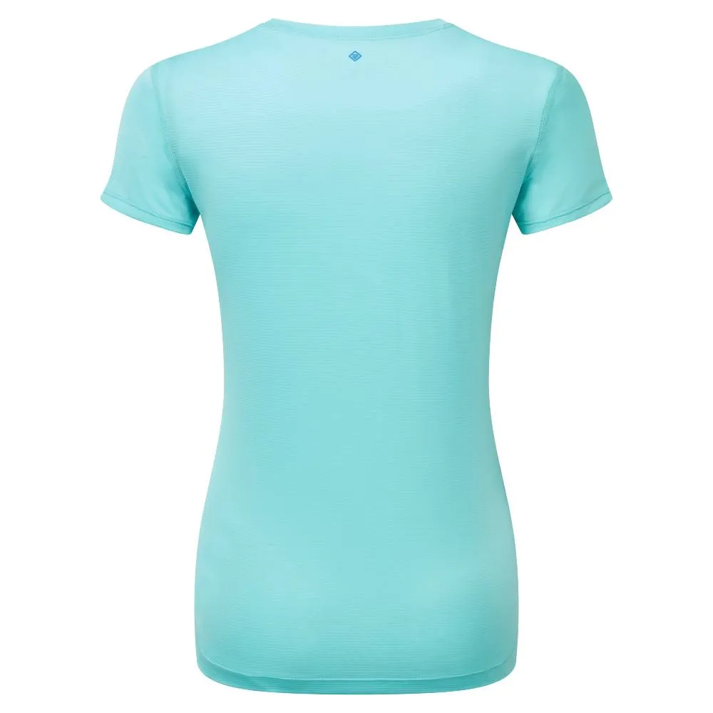 Ronhill Women's Tech Short Sleeve Tee - Aquamint/El Blue