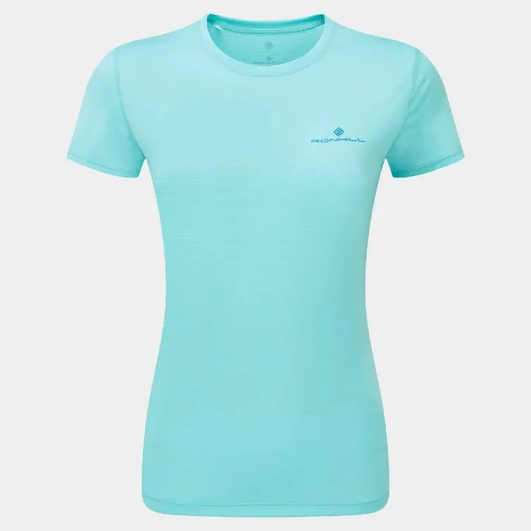 Ronhill Women's Tech Short Sleeve Tee - Aquamint/El Blue