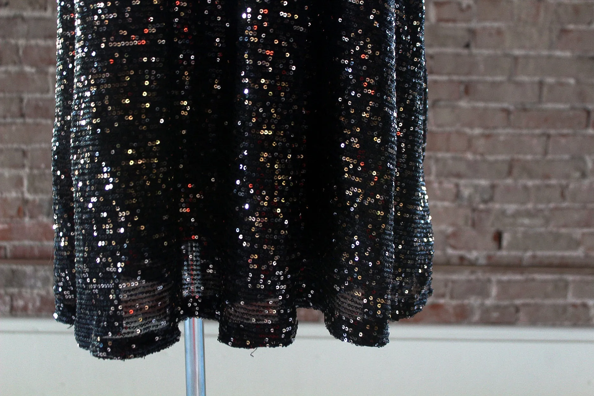 Sequin Babydoll Dress